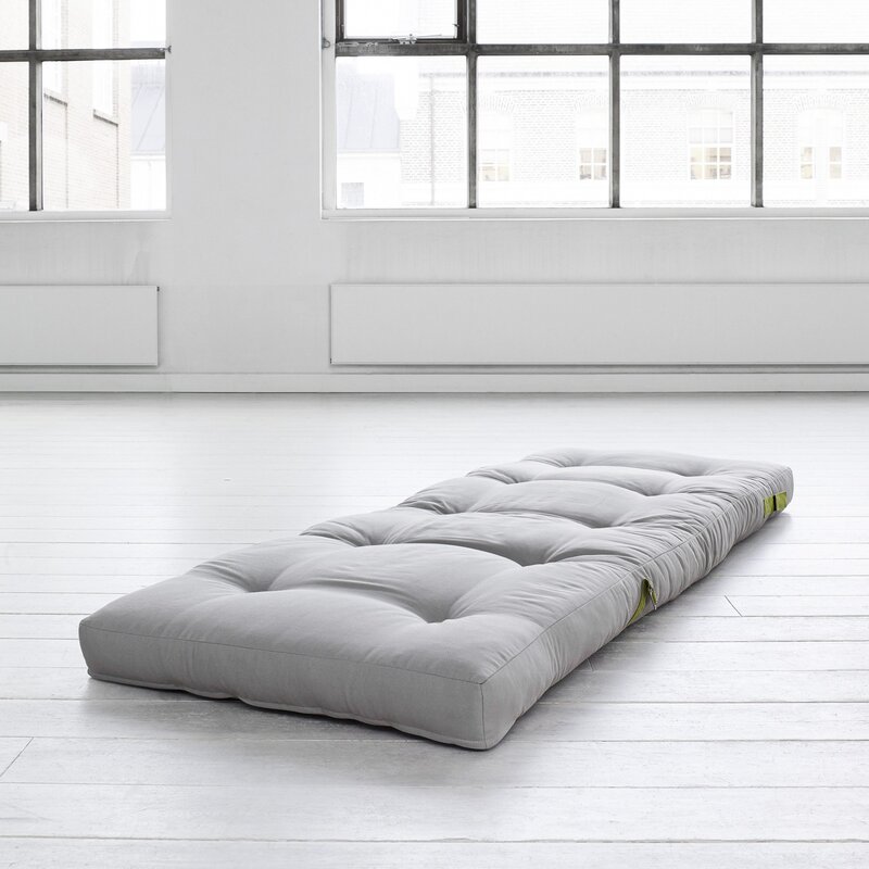 Folding floor mattress for sleeping