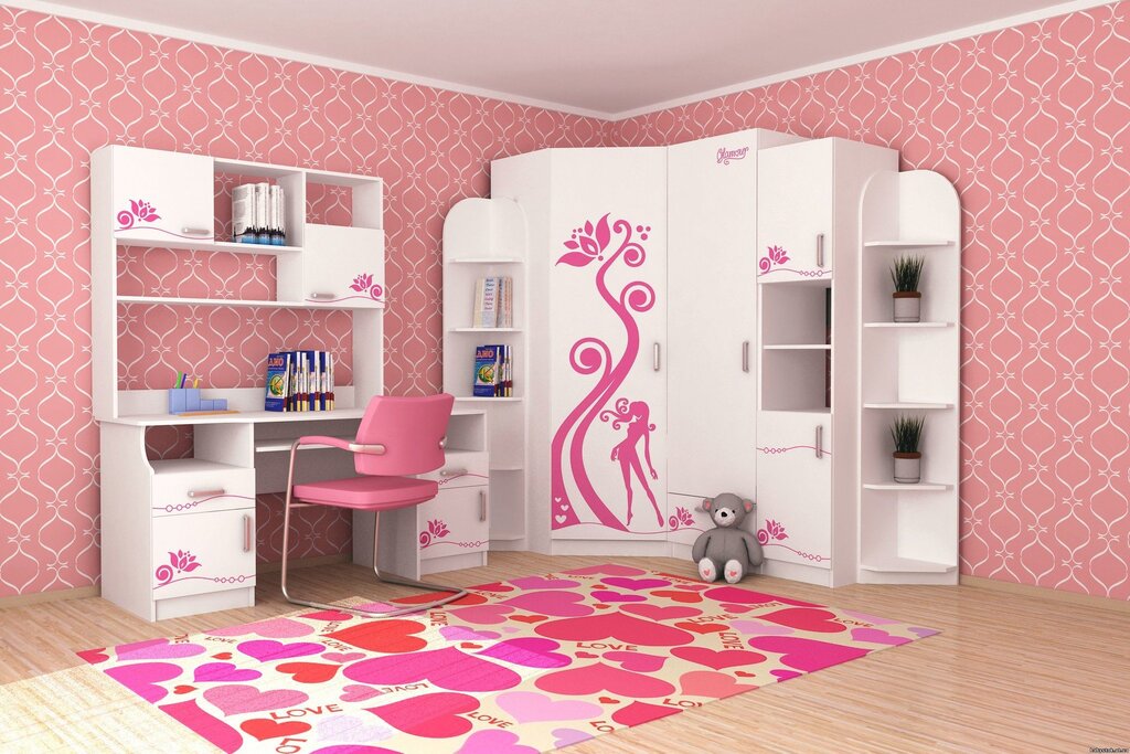 Furniture for a girl's room