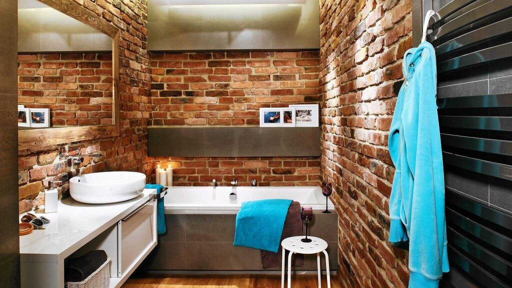 Loft-style bathroom furniture