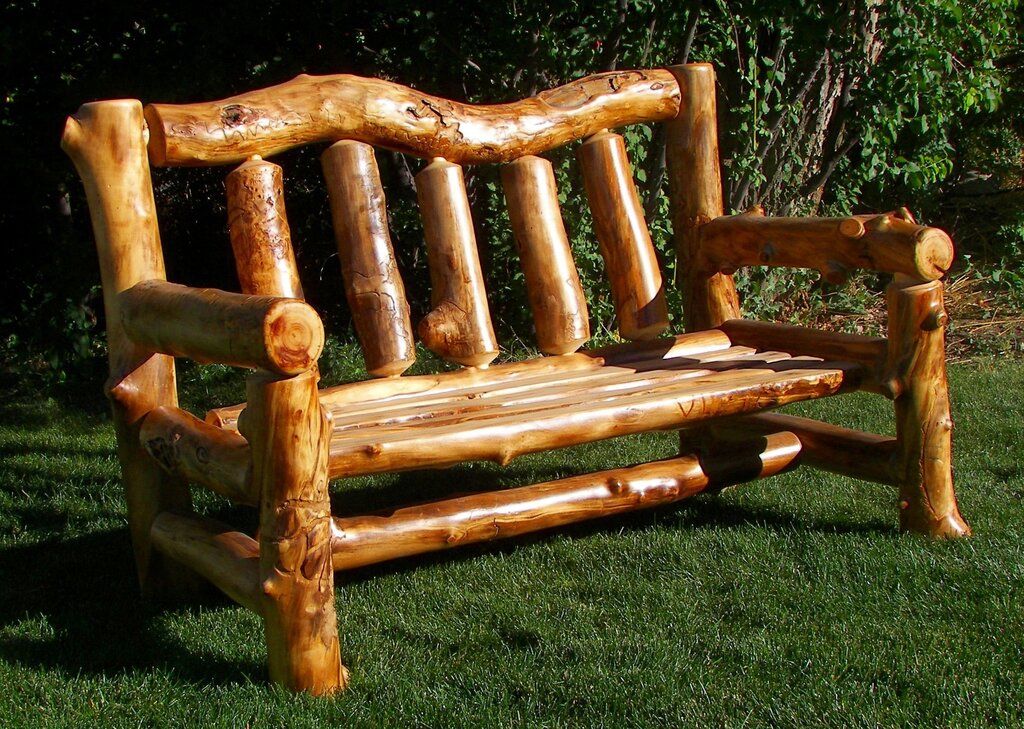 Log furniture