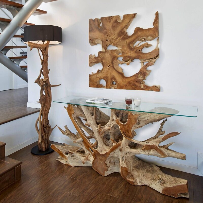 Furniture made from tree roots