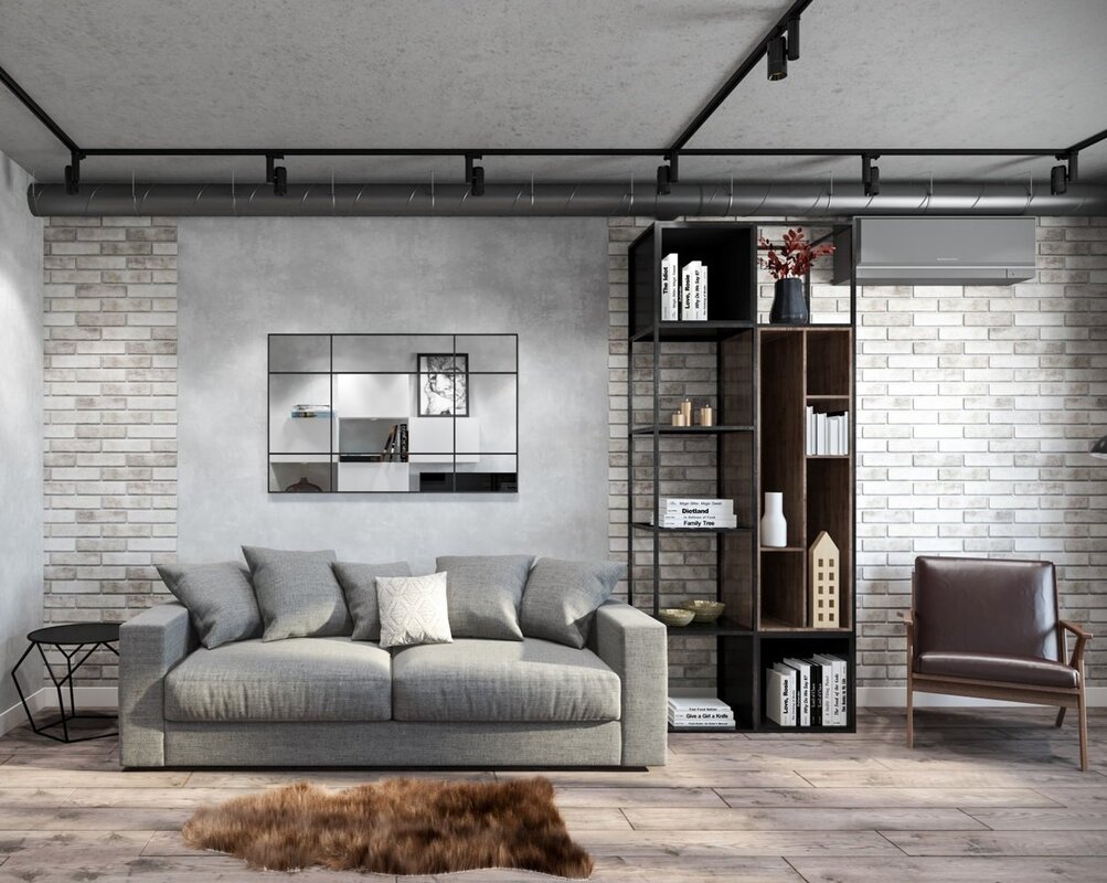 Loft furniture in the interior