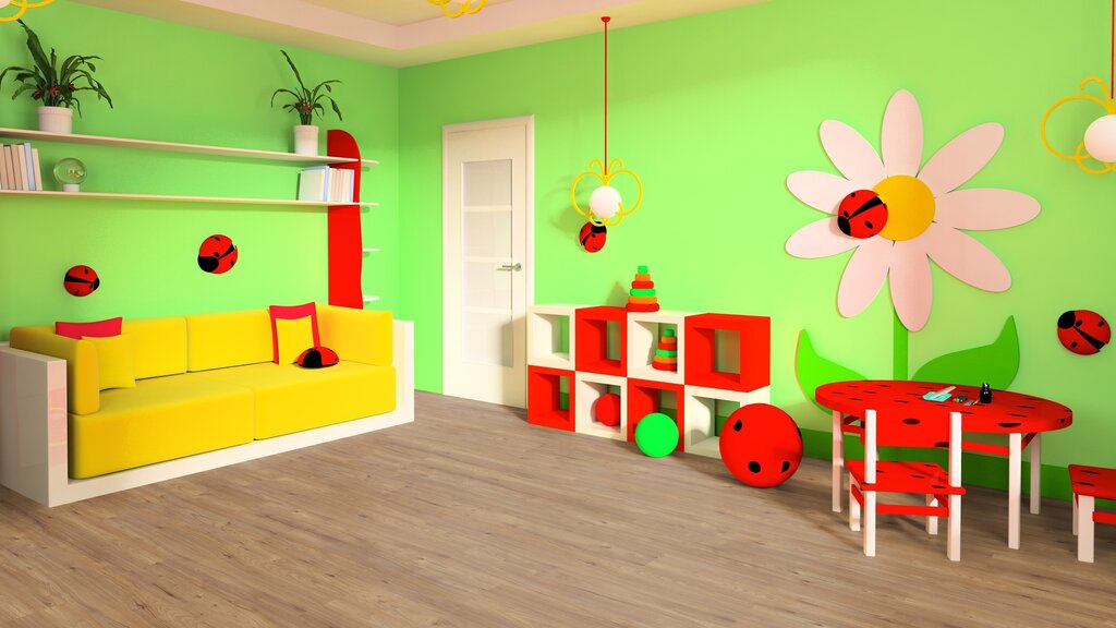 Furniture for a kindergarten group