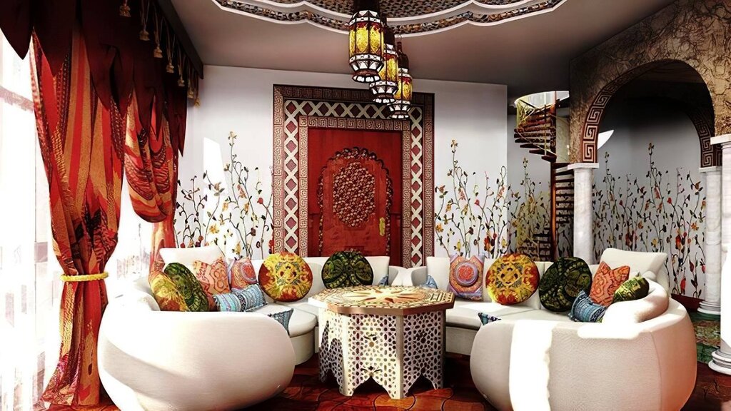 Furniture in Indian style