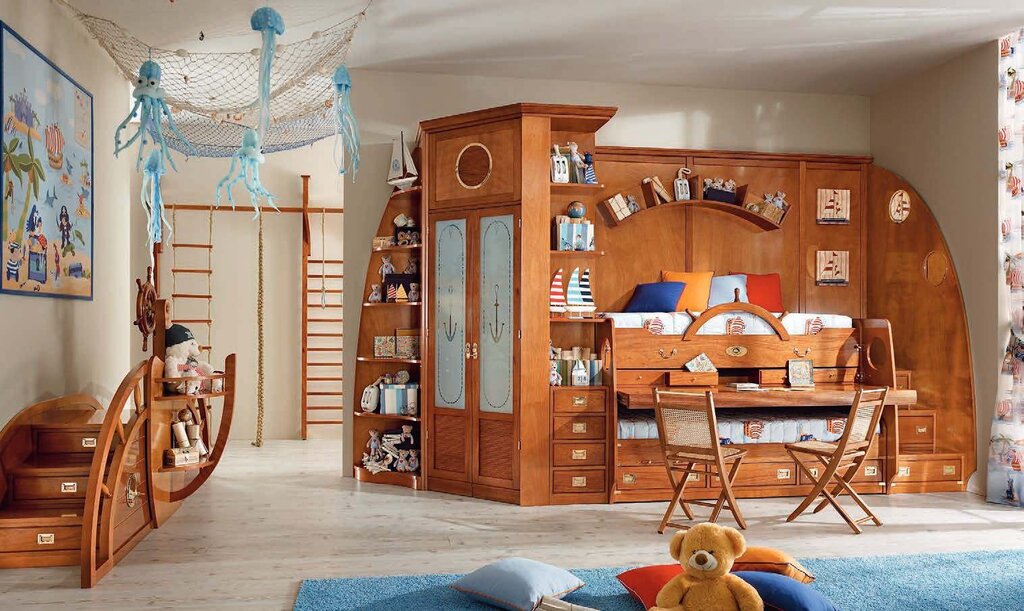 Nautical style furniture for the children's room 37 фото