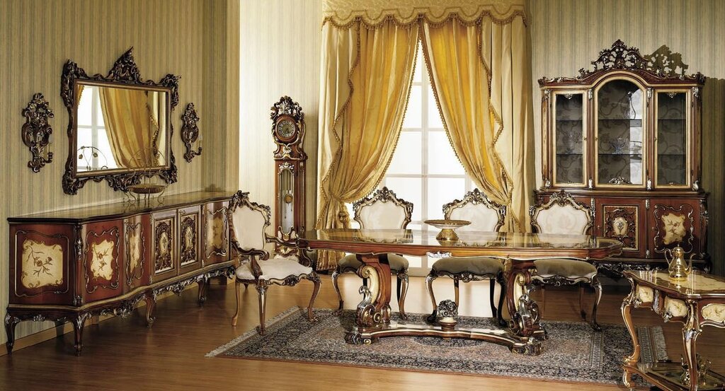 Furniture in the Baroque and Rococo style