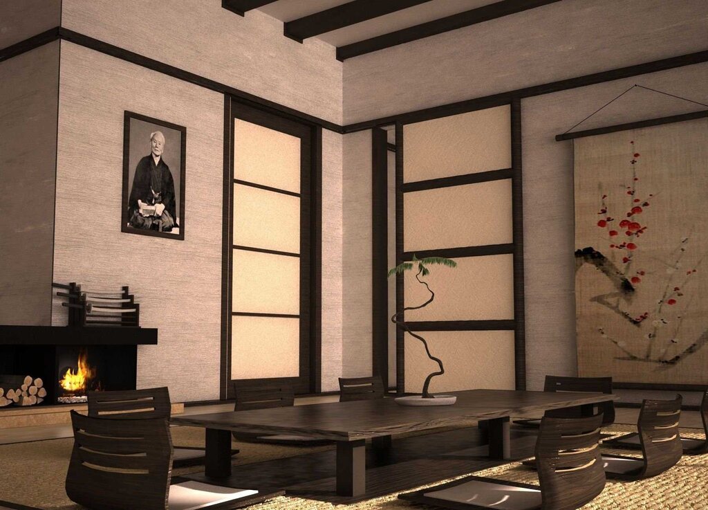 Furniture in Japanese style