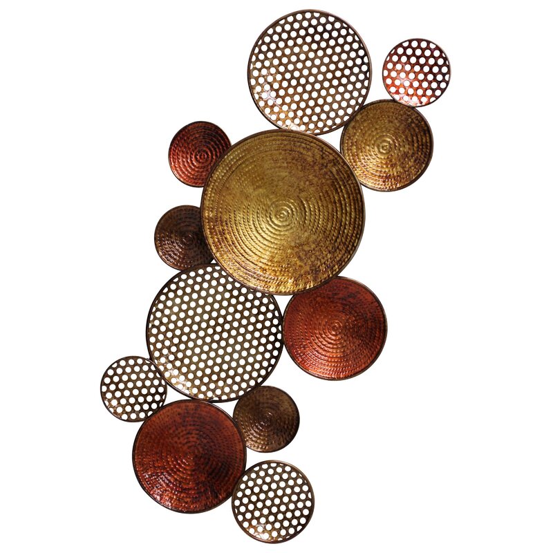 Metal circles for decor