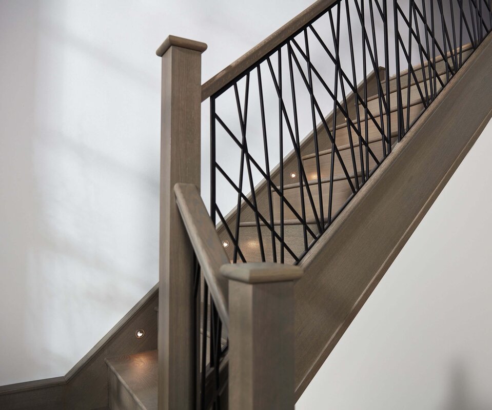 Metal railings for stairs