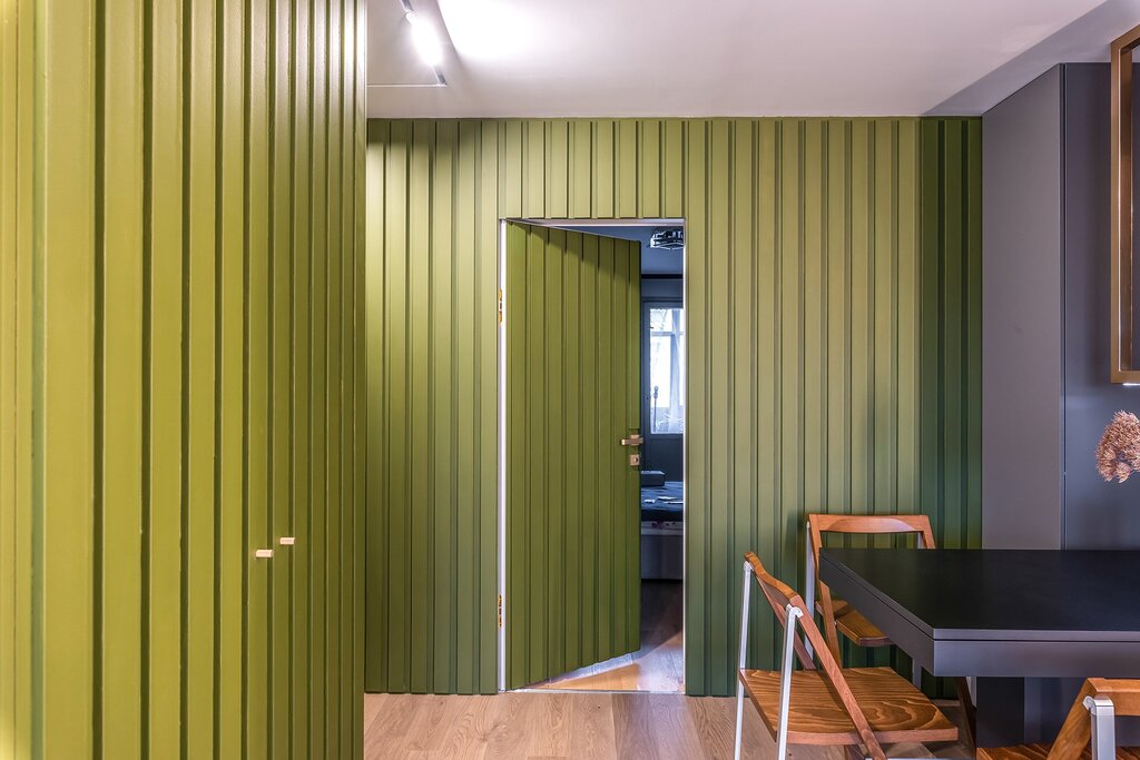 Metal slats for walls