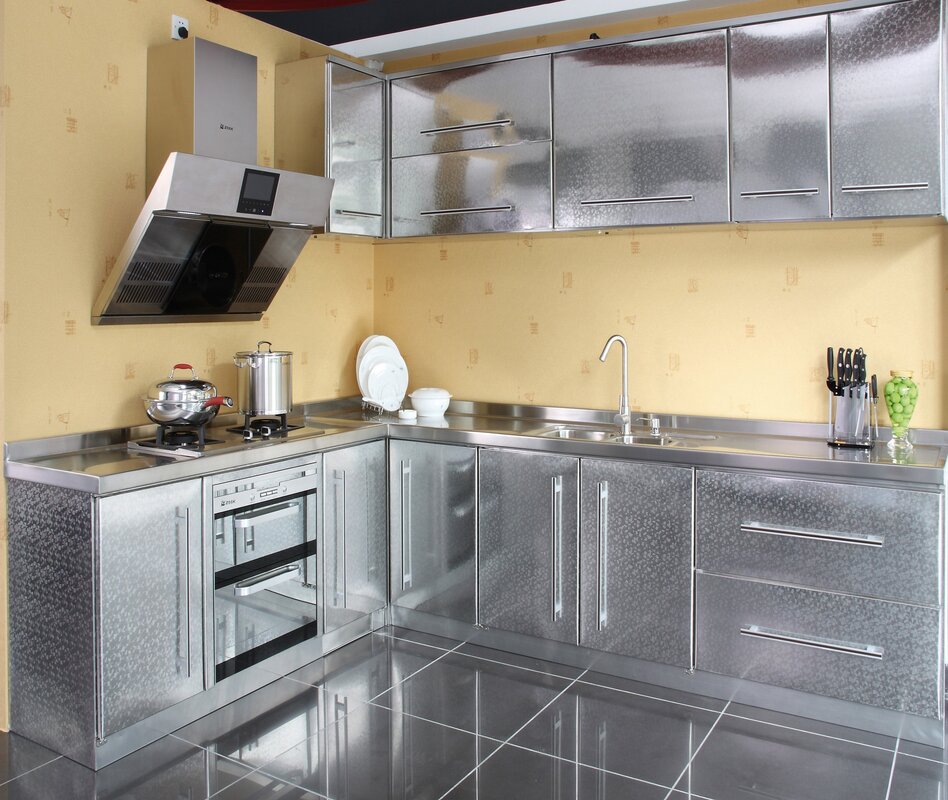 Metal kitchen set