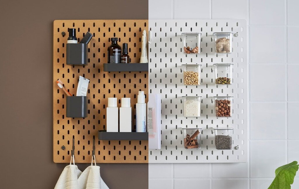 Metal wall organizer