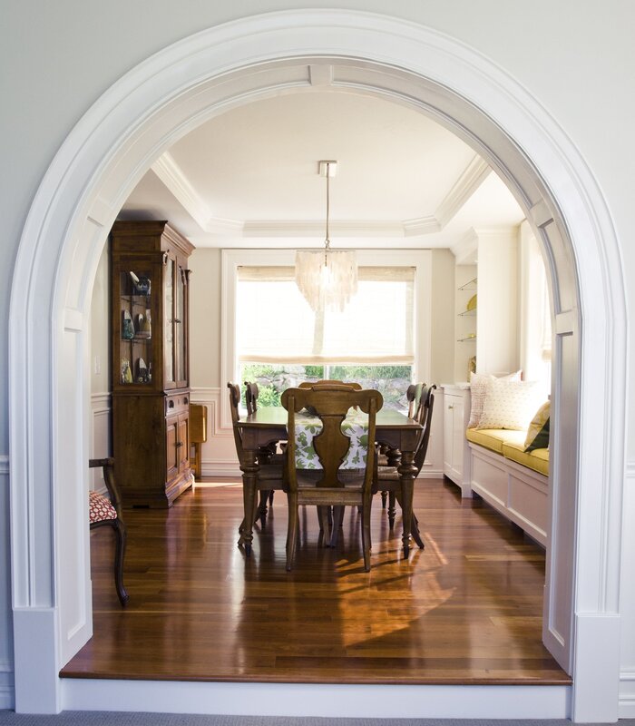 Interior arched door