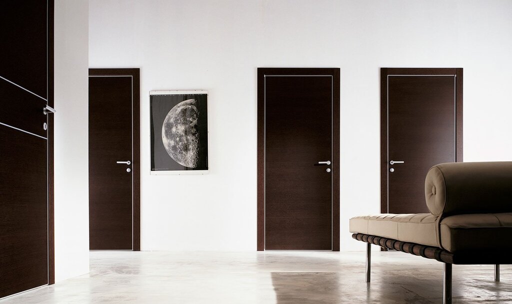 Interior doors, wenge color 39 фото