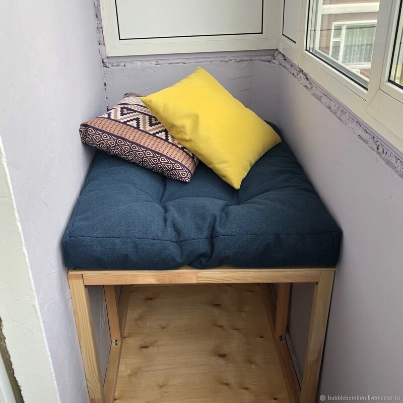 Mini sofa on the balcony