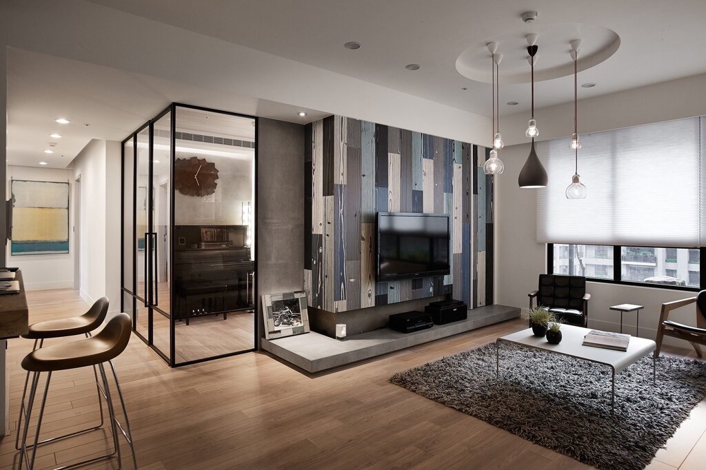 Modern in apartment interior