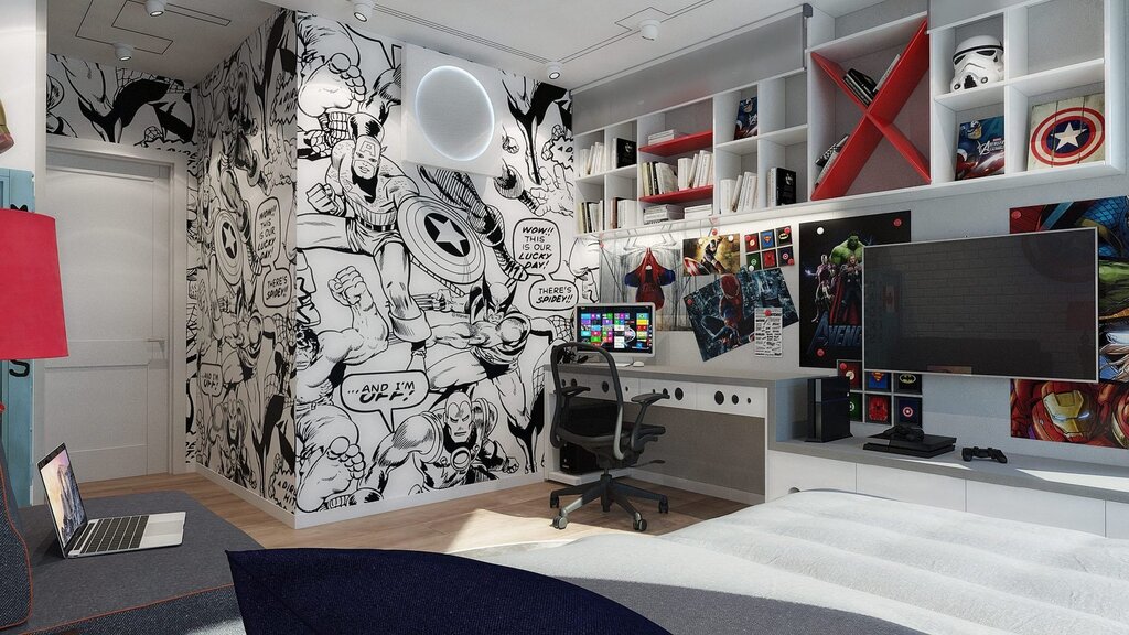 Trendy rooms for teenagers 29 фото