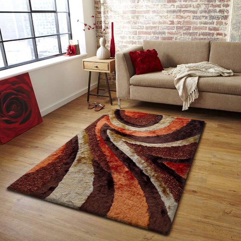 Trendy carpets in the interior 29 фото