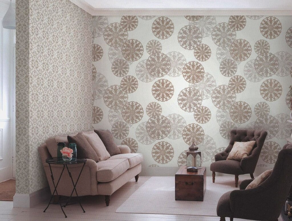 Trendy wallpapers for the living room