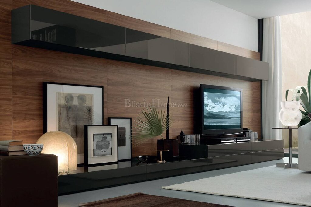 Trendy wall units for the living room