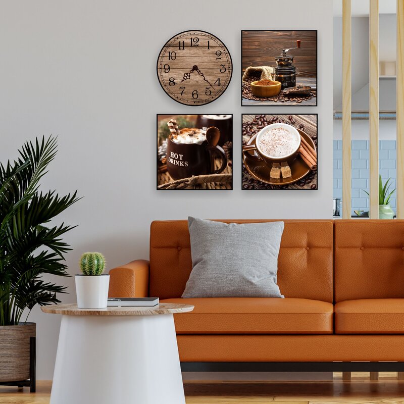 Modular wall clock 19 фото