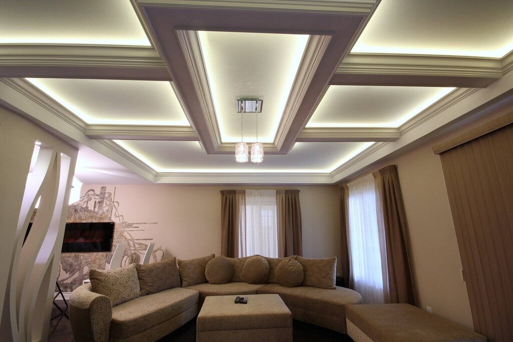 Modular suspended ceiling