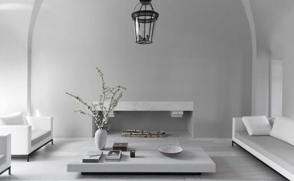 Monochrome interior design