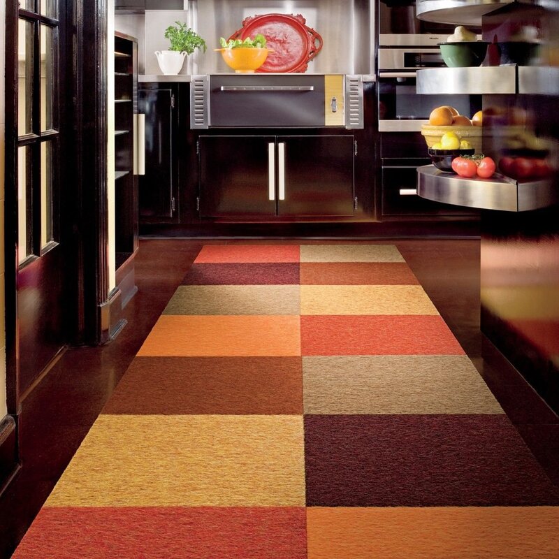 Washable kitchen rug