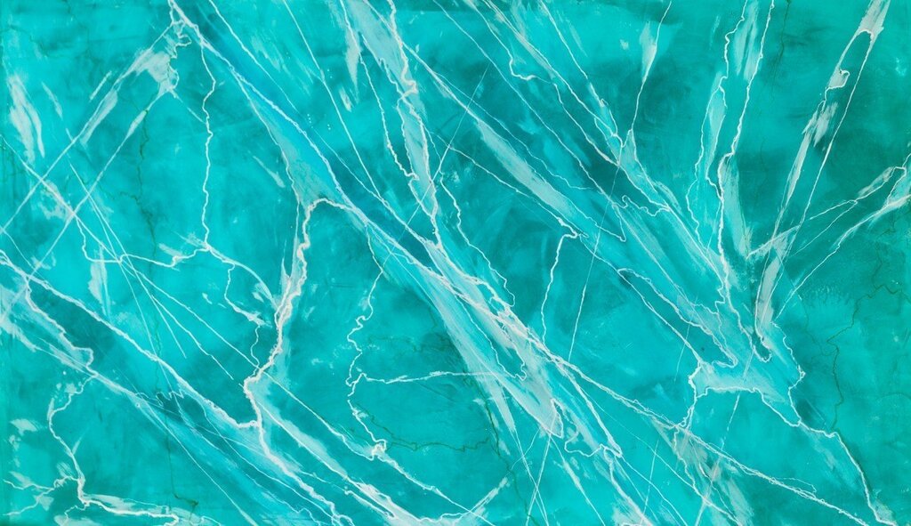 Aquamarine marble