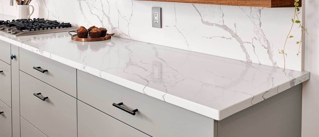 Calacatta marble countertop