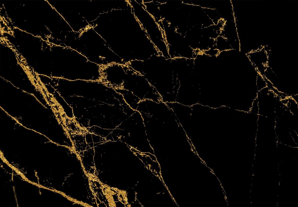 Marble with golden veins