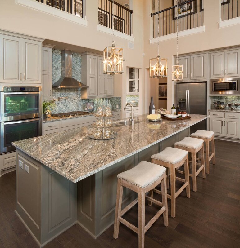 Marble in the kitchen interior