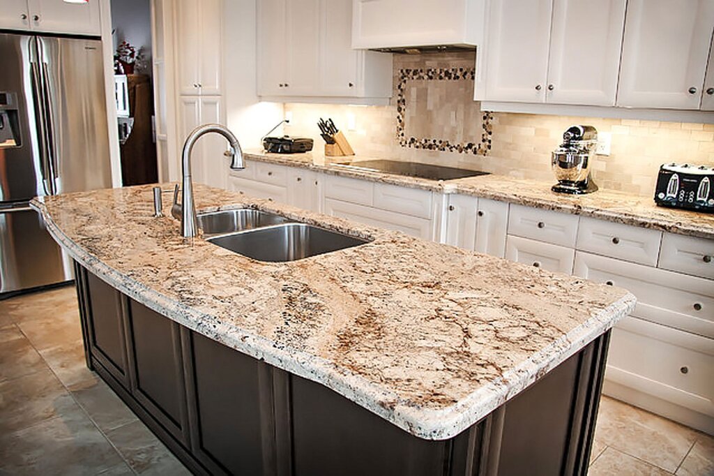 Marble countertop for the kitchen