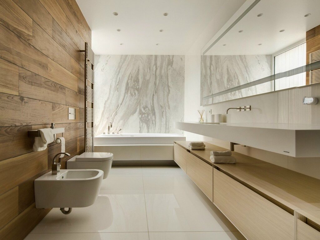 Marble bathroom