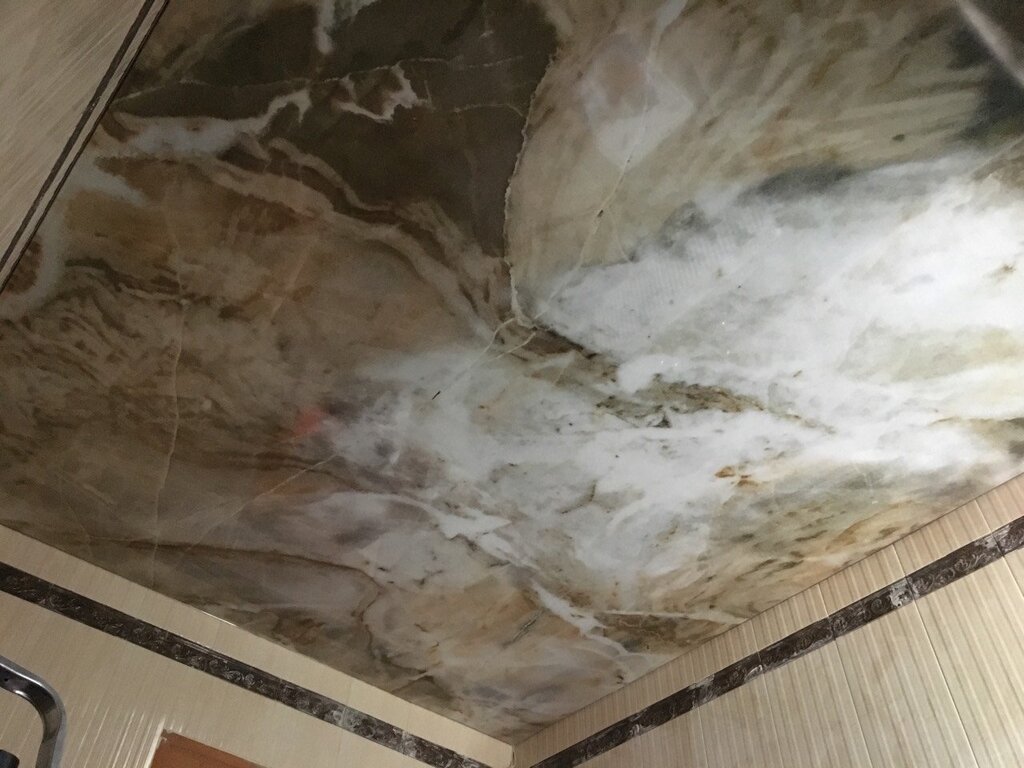 Marble stretch ceiling