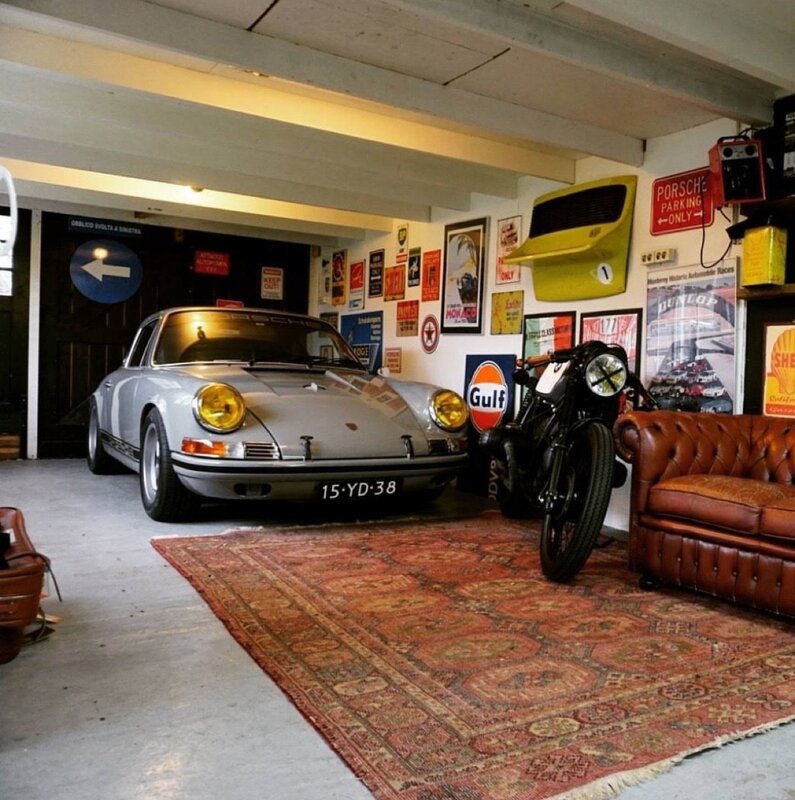 Men's Den in the Garage