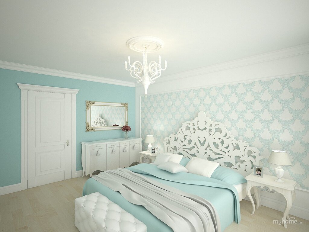 Mint bedroom