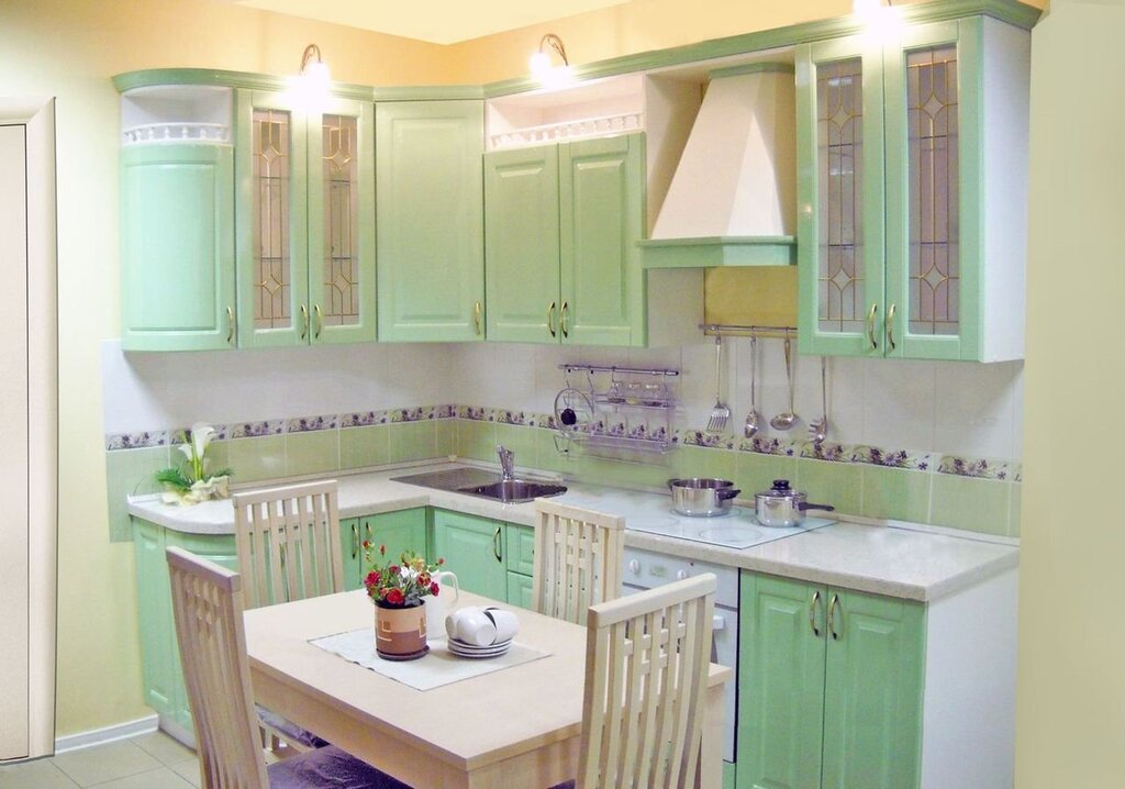 Mint kitchen set