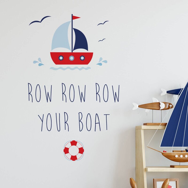 Wall sticker ship