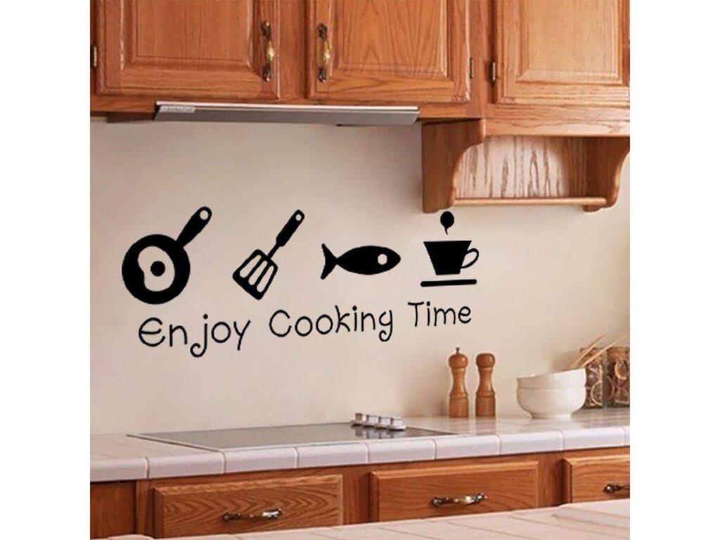 Kitchen wall decor stickers 9 фото