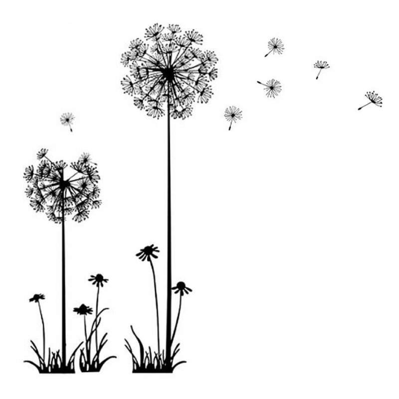 Wall stickers dandelions