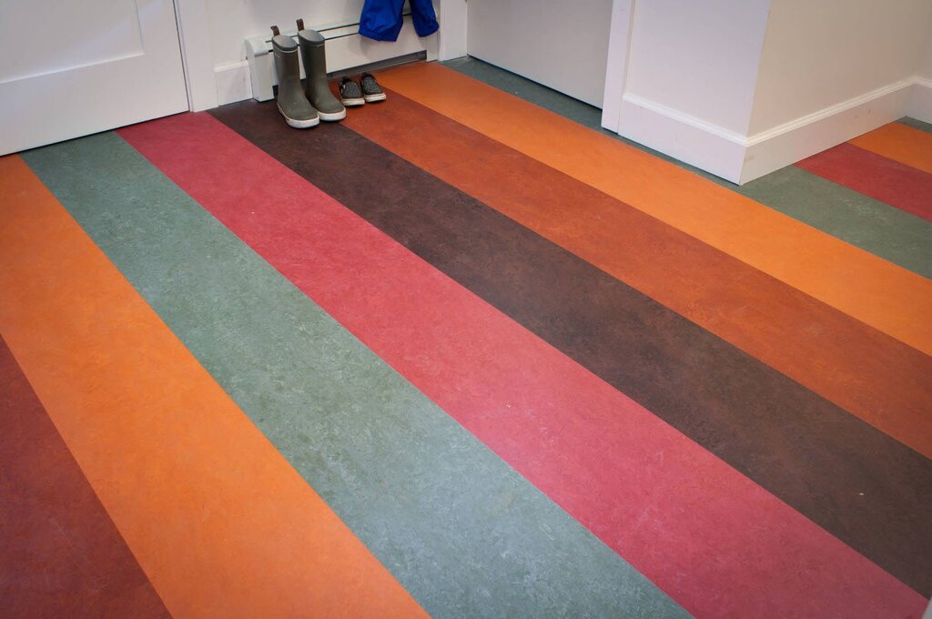 Linoleum flooring