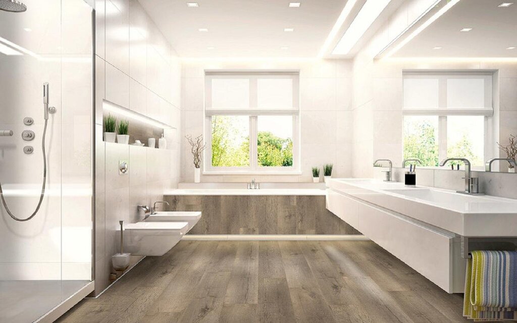 Flooring for the bathroom