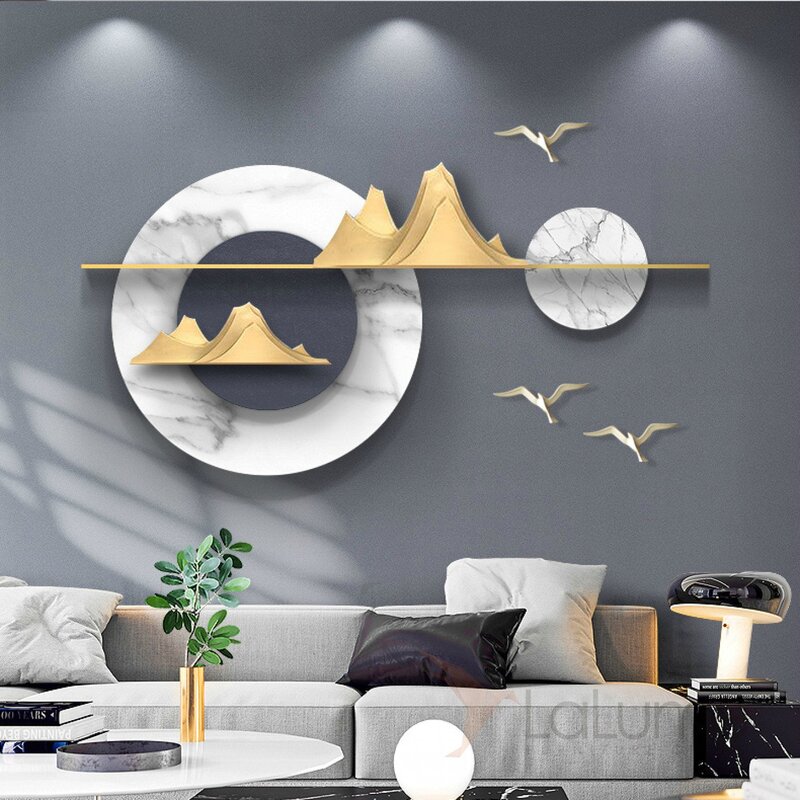 Wall decor with lighting