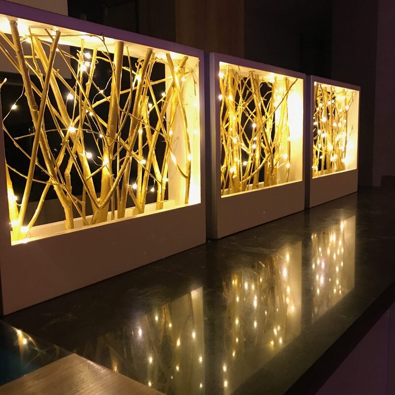 Wall panel with lighting