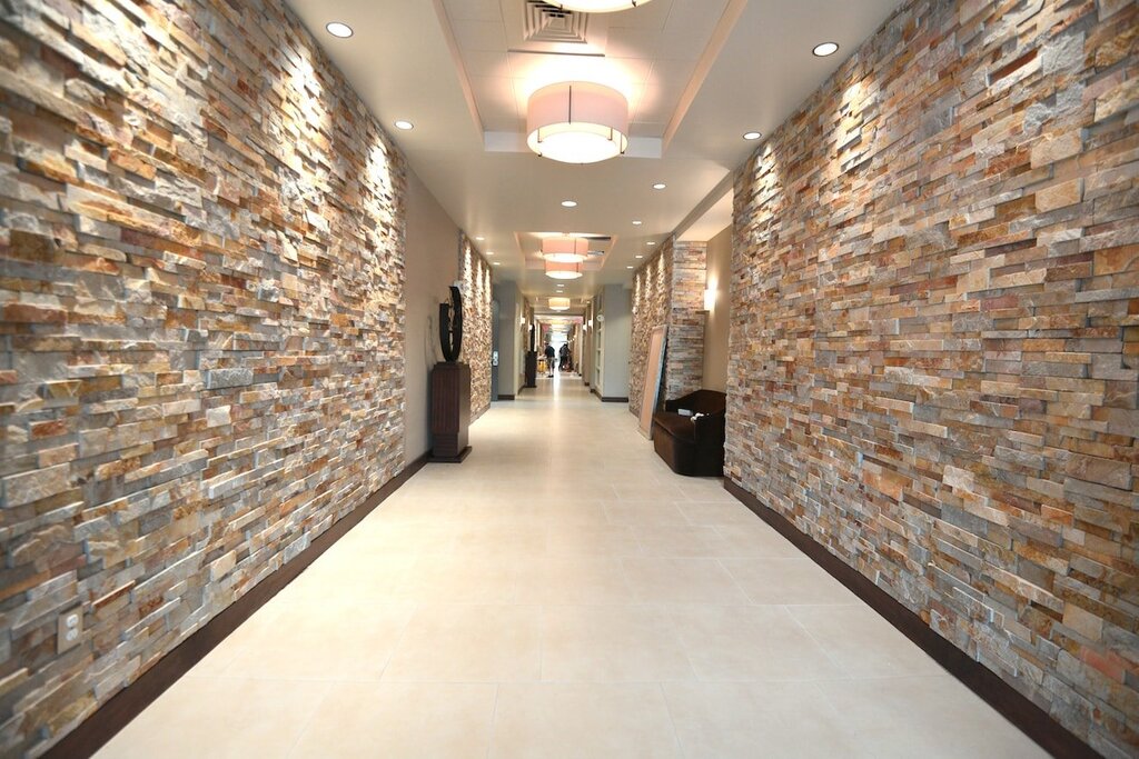 Natural stone for interior decoration