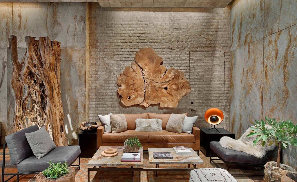 Natural style in interior design