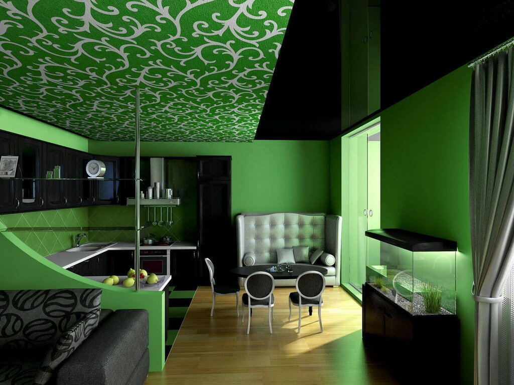 Stretch ceilings background