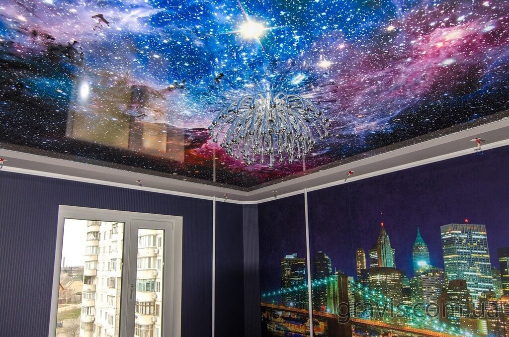 Stretch ceiling galaxy