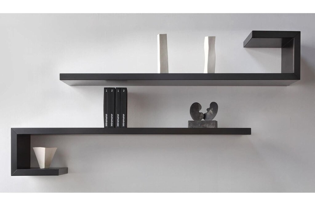 Wall-mounted shelves 25 фото